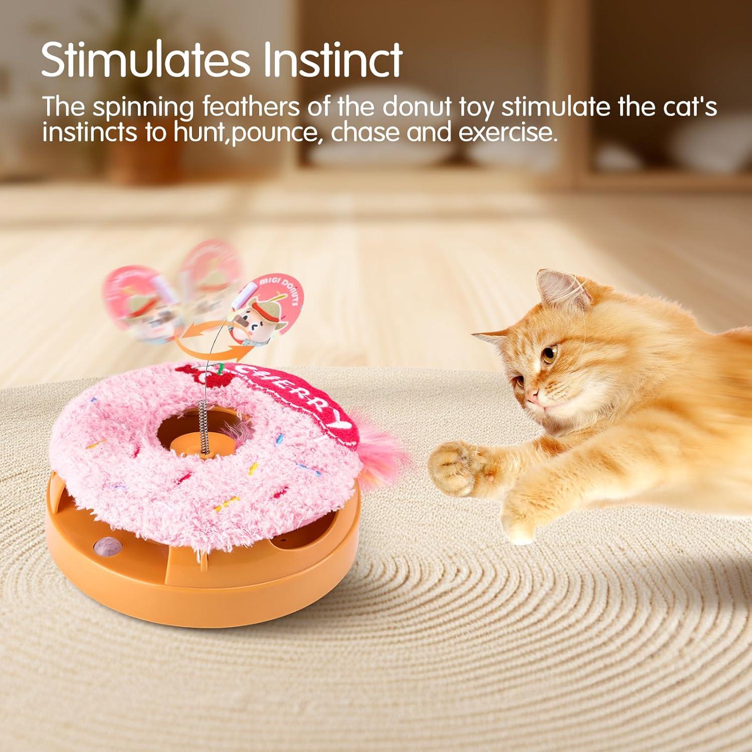 Juguete Interactivo para Gatos Migipaws Donut Recargable