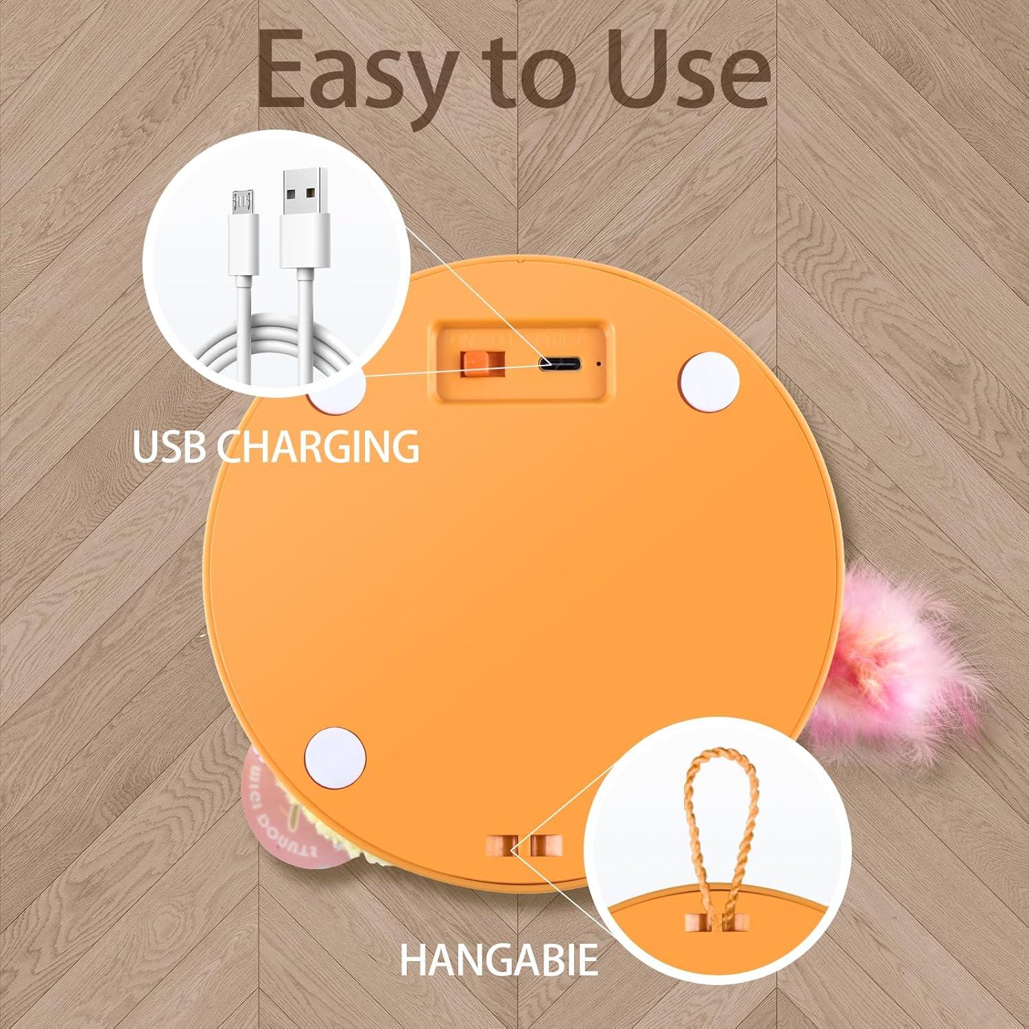 Juguete Interactivo para Gatos Migipaws Donut Recargable