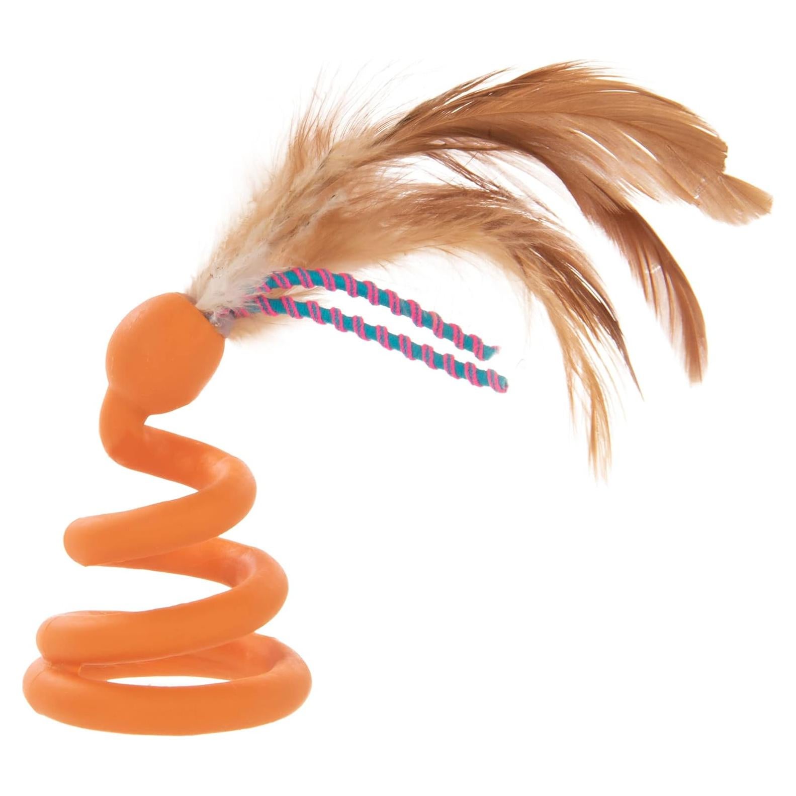 Juguete para Gato Petlinks Batty Boing Suave con Plumas