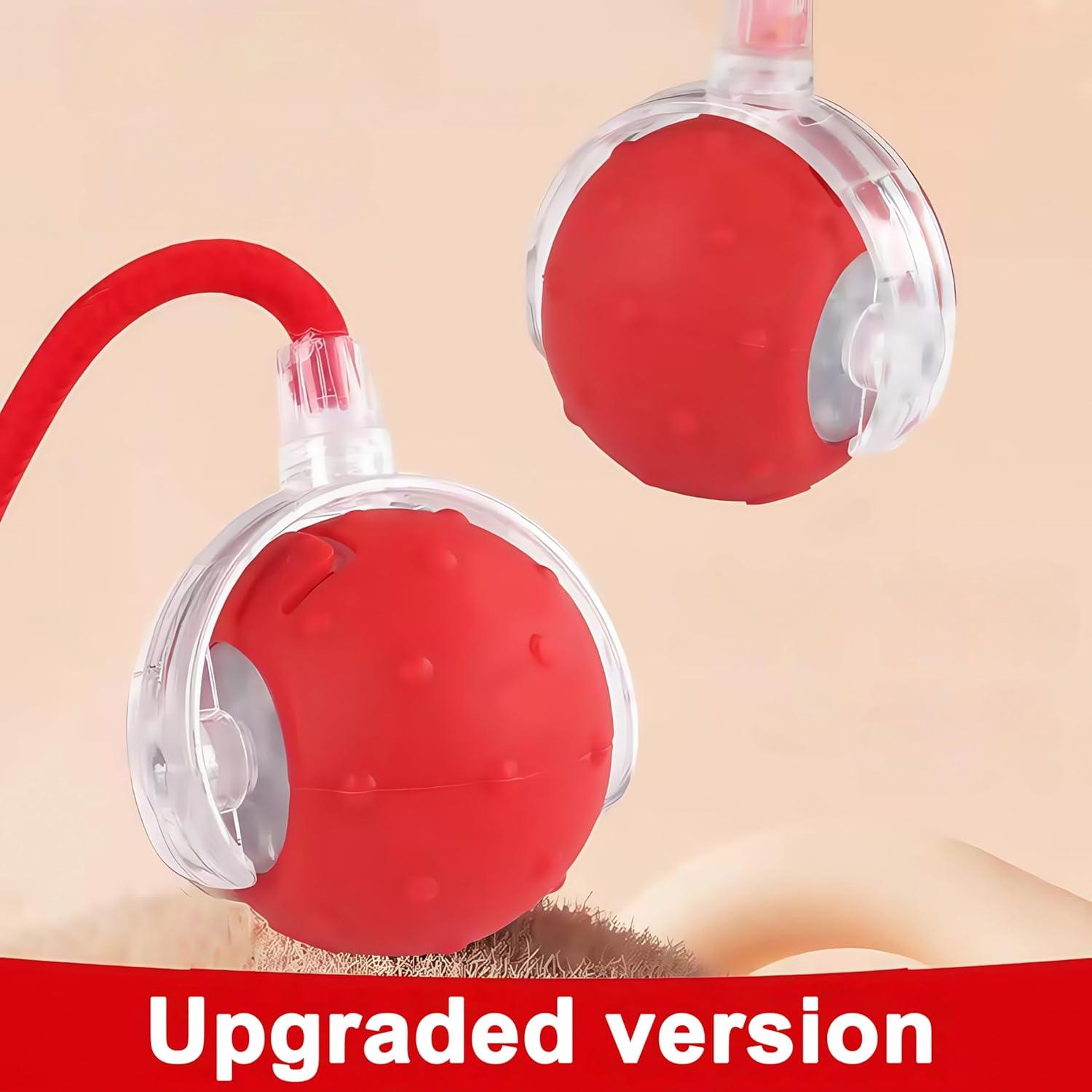 Juguete Interactivo para Gatos Hahbabya Bola Rojo 5.84 cm