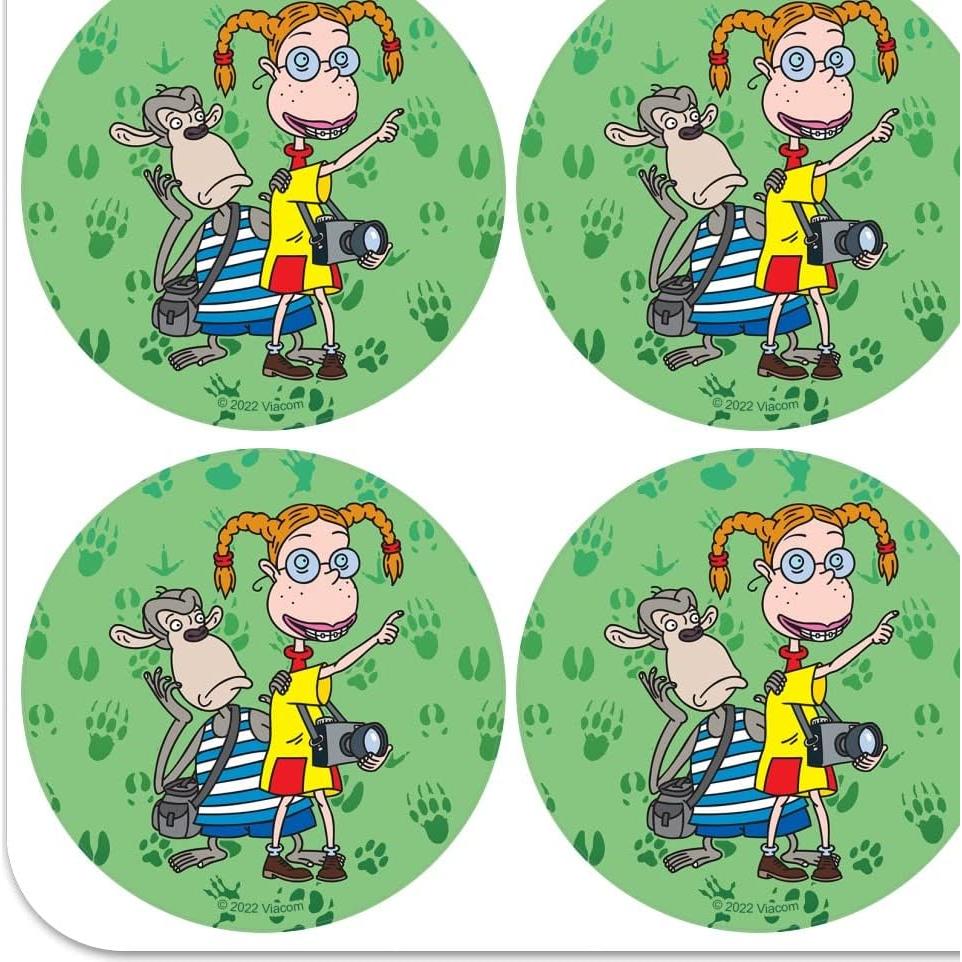 Pegatinas Wild Thornberrys Eliza y Darwin - 18 unidades