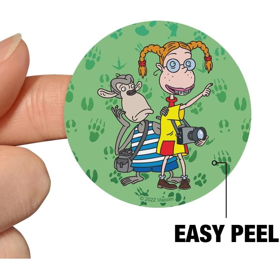 Pegatinas Wild Thornberrys Eliza y Darwin - 18 unidades