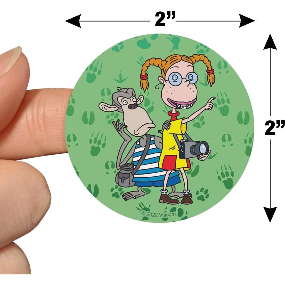 Pegatinas Wild Thornberrys Eliza y Darwin - 18 unidades