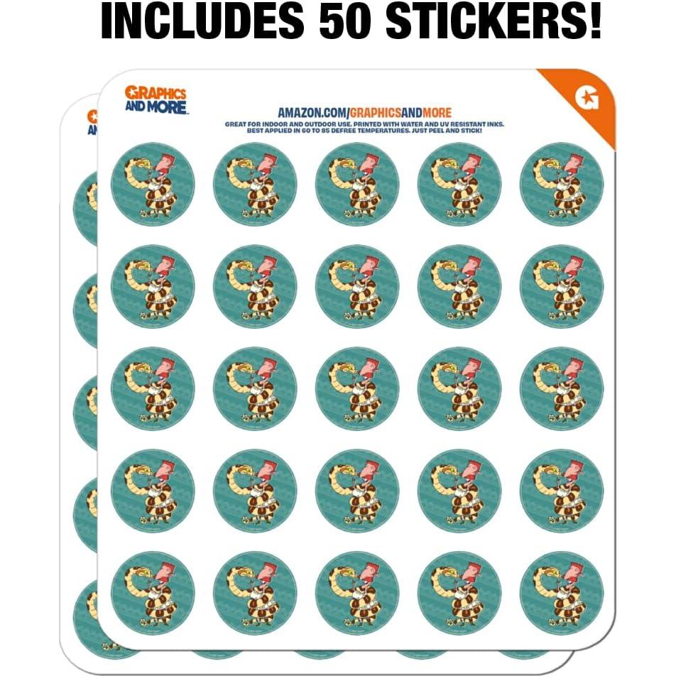 Pegatinas Transparentes Wild Thornberrys 50 Piezas 1"