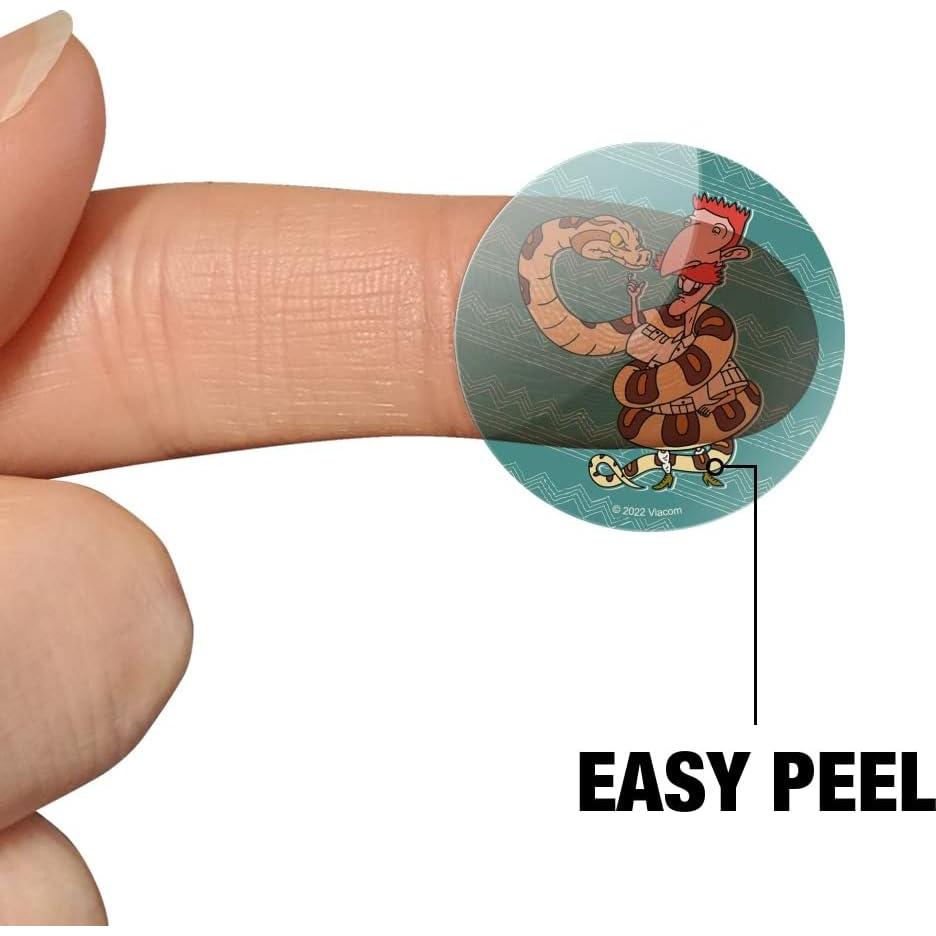 Pegatinas Transparentes Wild Thornberrys 50 Piezas 1"