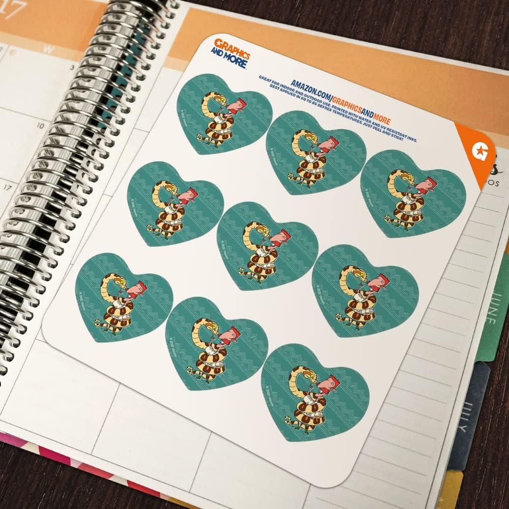 Planificador de Pegatinas Corazón de Los Thornberrys - 18 Unidades