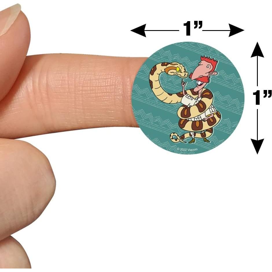 Calcomanías Wild Thornberrys 50 unidades 2.54 cm para manualidades