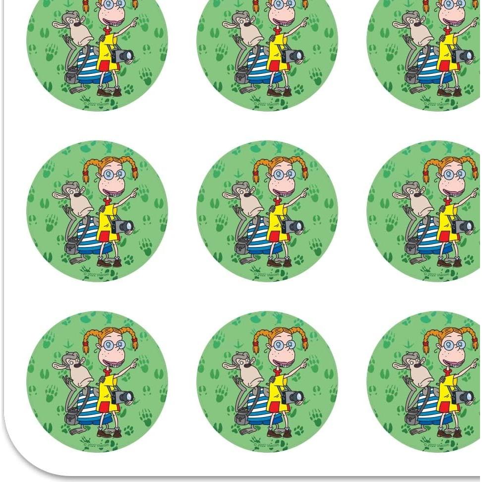 Pegatinas Transparentes Wild Thornberrys 50 Unidades 2.54 cm