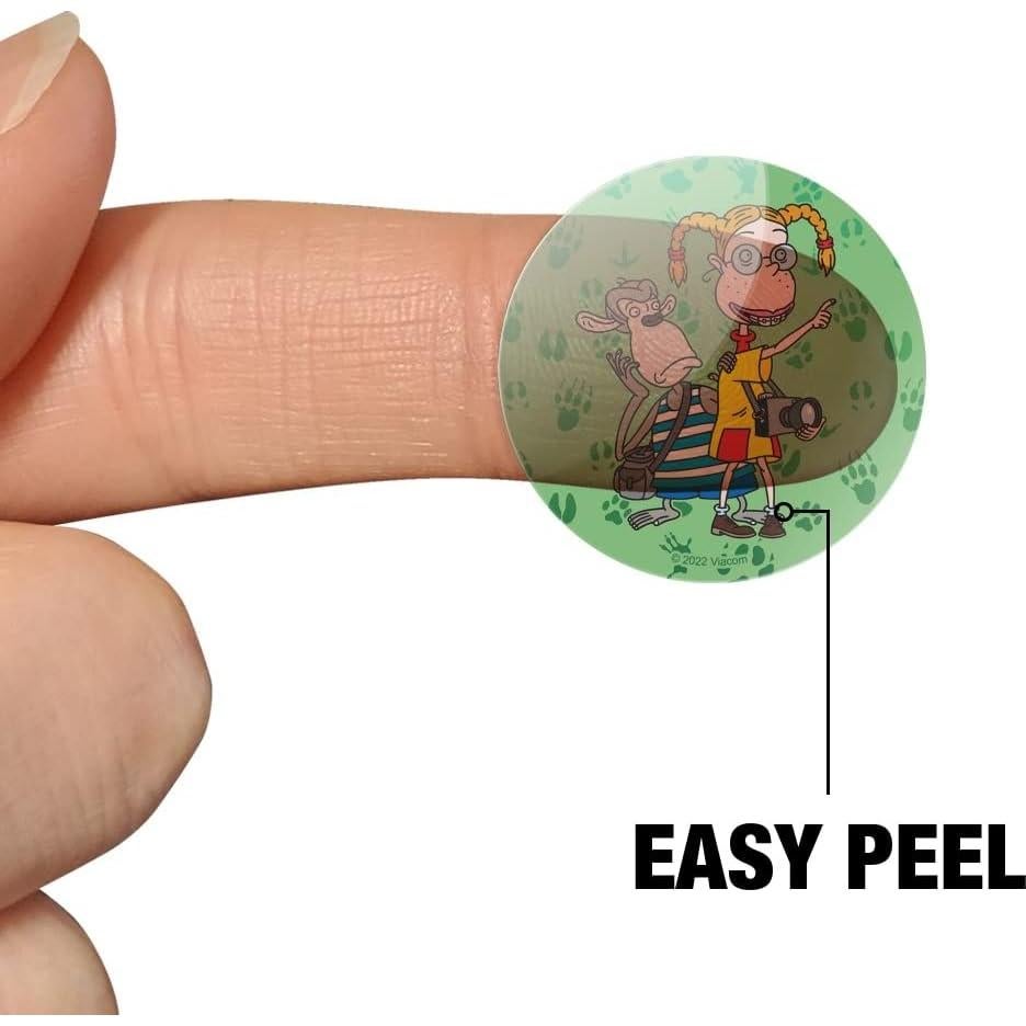 Pegatinas Transparentes Wild Thornberrys 50 Unidades 2.54 cm