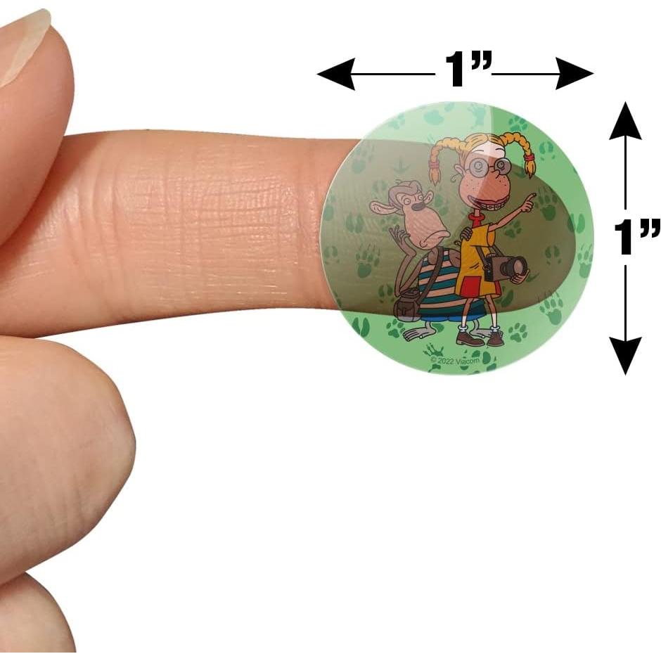 Pegatinas Transparentes Wild Thornberrys 50 Unidades 2.54 cm