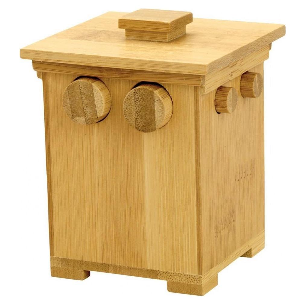 Caja de Rompecabezas de Bambú Melville Direct 11.18x8.89x8.64cm