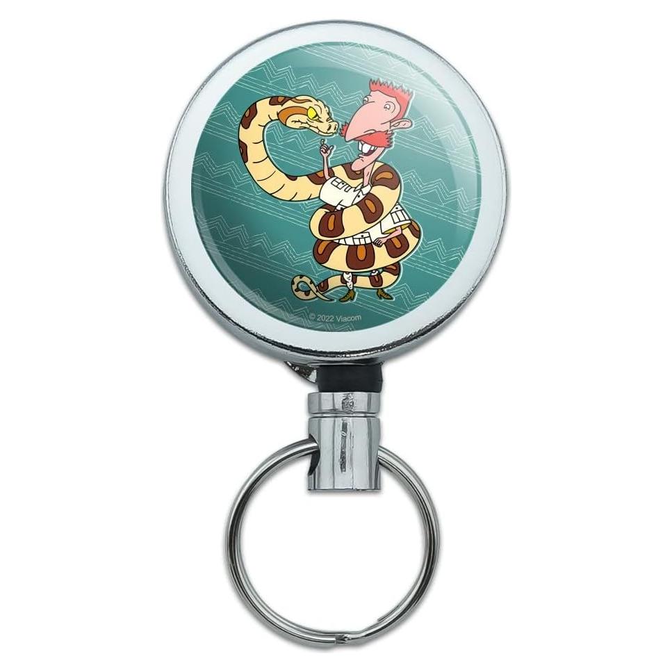 Carrete Retráctil de Metal Wild Thornberrys 0.7m con Clip