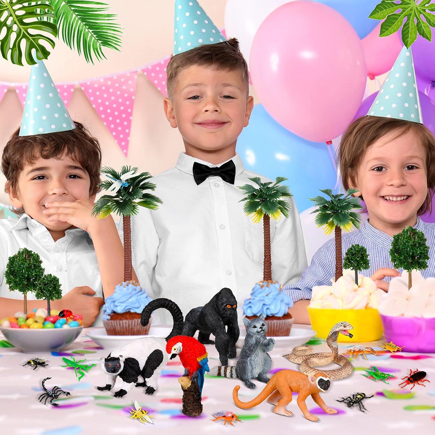 Juego de Figuras de Animales de la Selva Jexine 25 Piezas