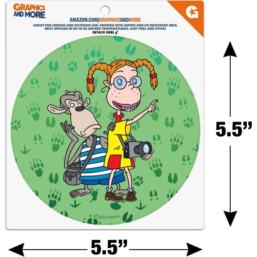 Imán de Vinilo Redondo GRAPHICS & MORE Los Thornberrys 14cm