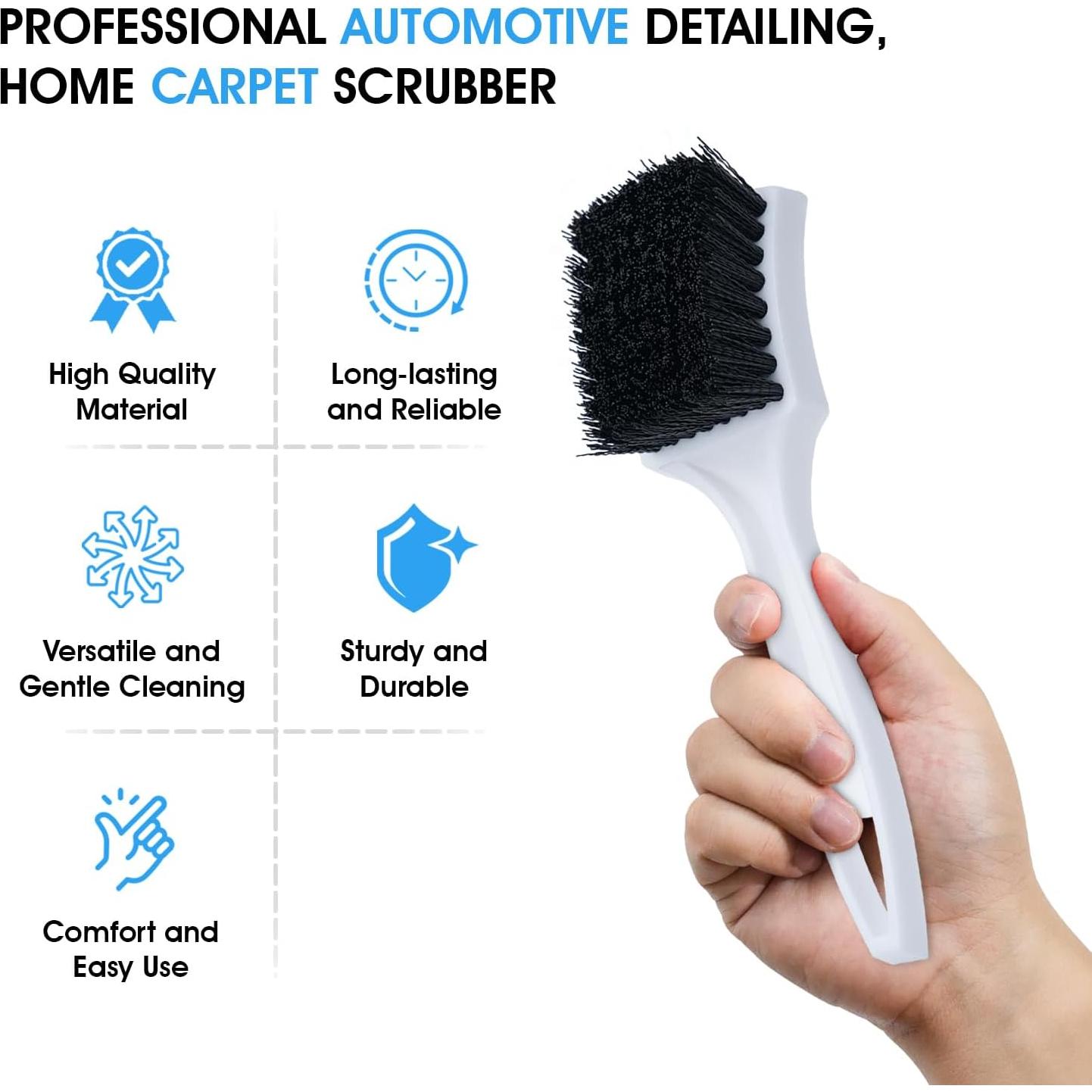 Cepillo de Limpieza Profunda Nanoskin 21.6 cm Nylon Negro