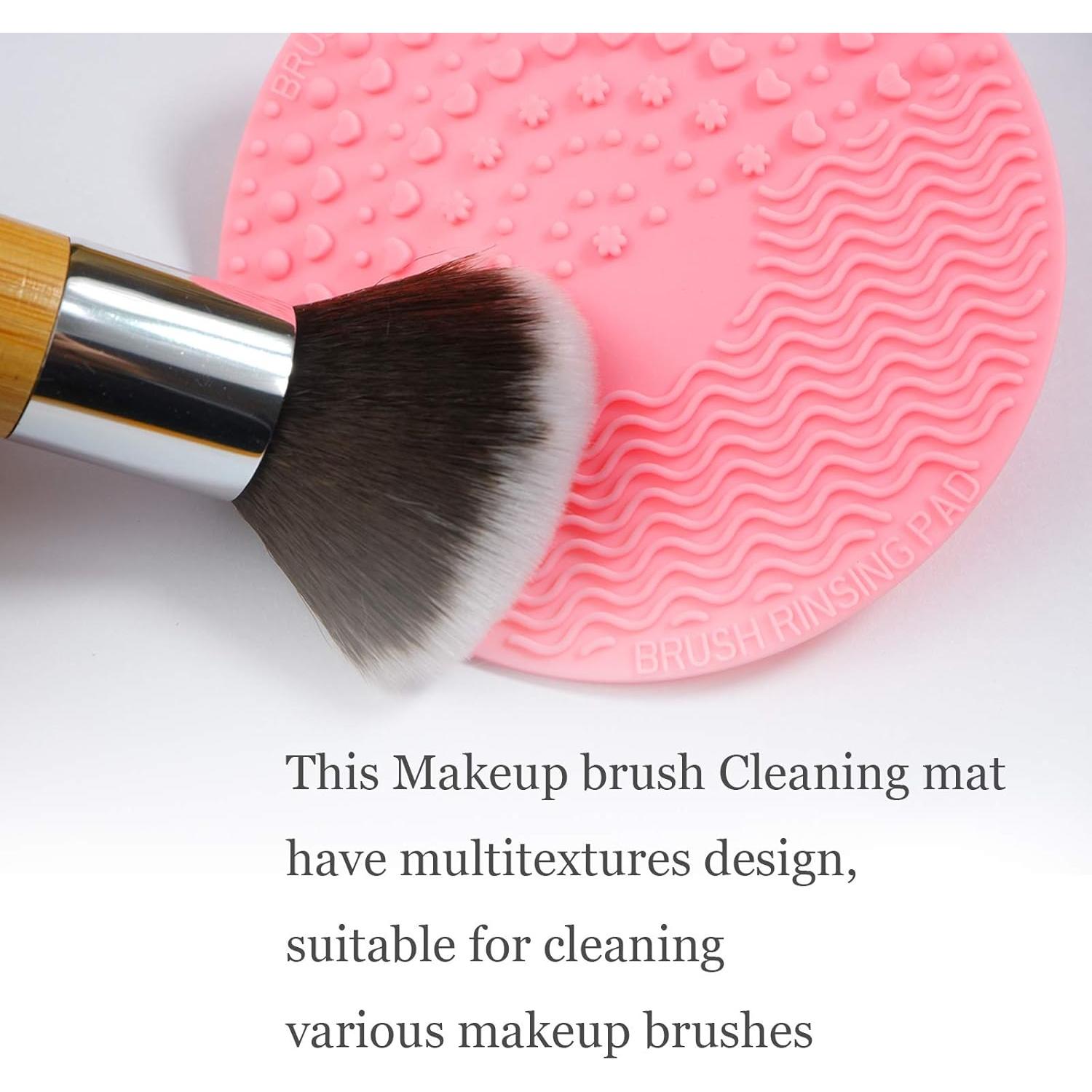 Alfombrilla de Limpieza de Brochas Veibeau 10 cm Silicona