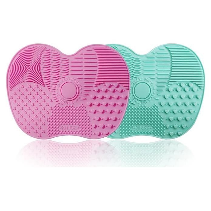 Alfombrillas de Limpieza de Brochas de Maquillaje Genérico - 2 Paquetes