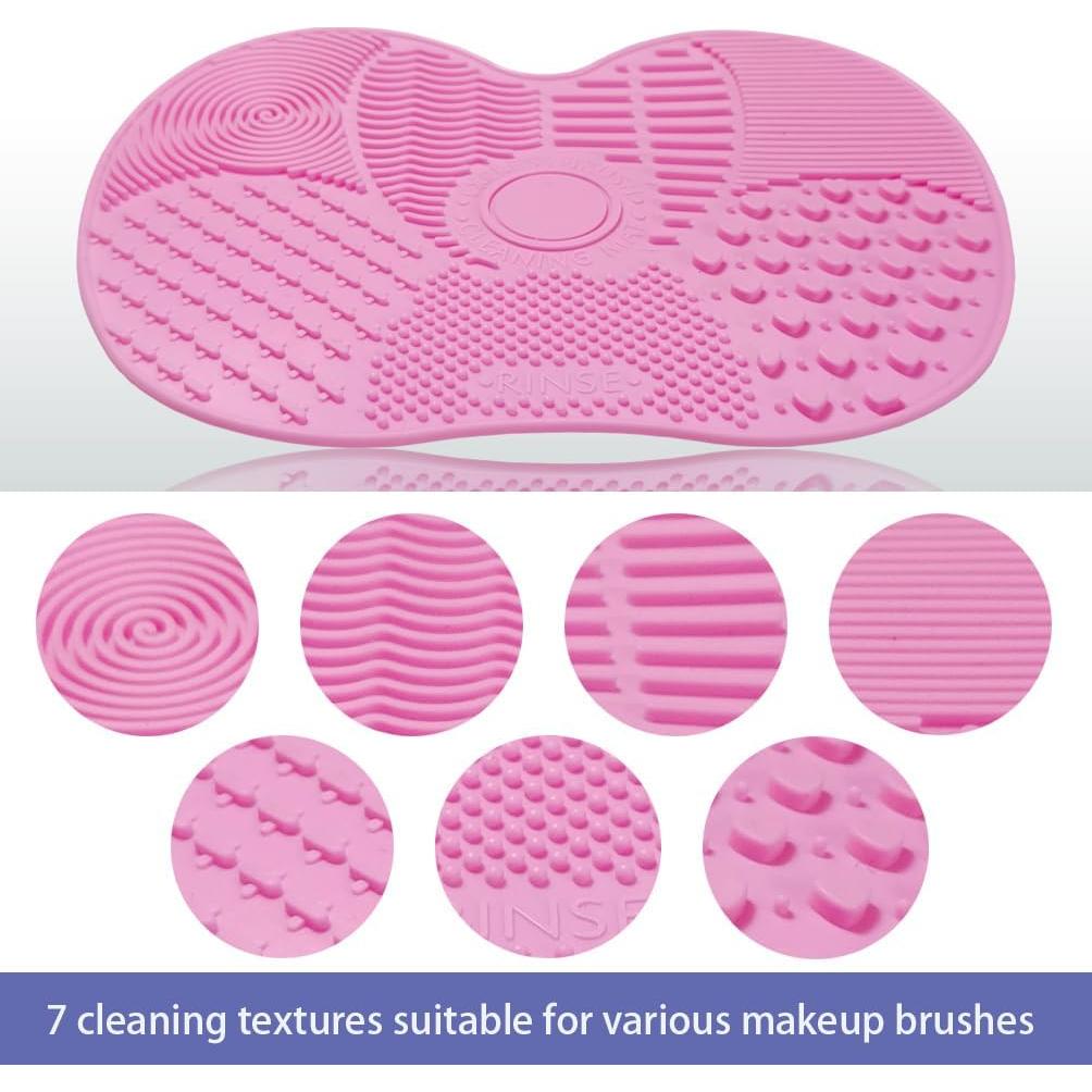 Alfombrillas de Limpieza de Brochas de Maquillaje Genérico - 2 Paquetes