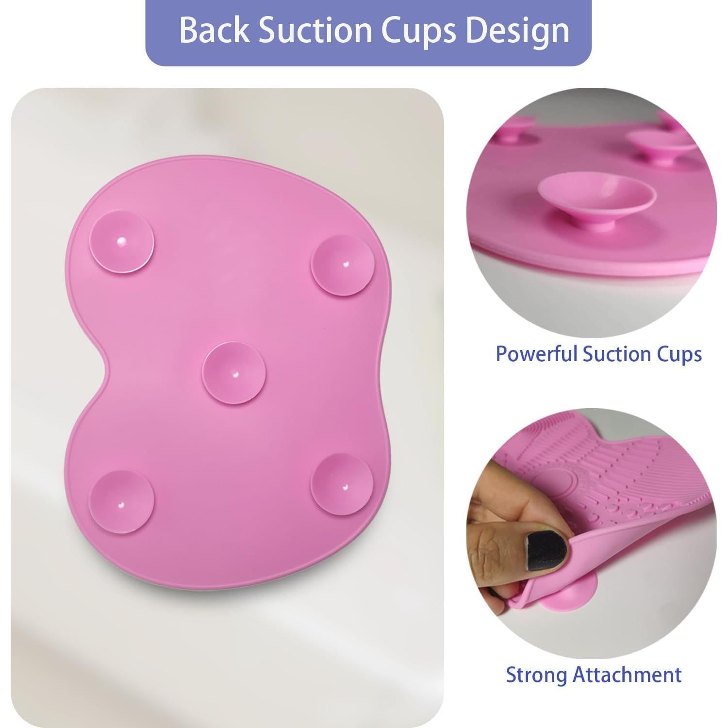 Alfombrillas de Limpieza de Brochas de Maquillaje Genérico - 2 Paquetes