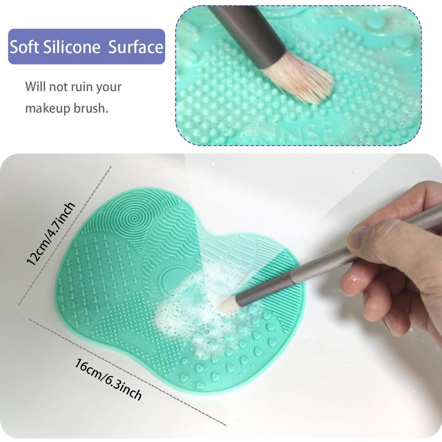 Alfombrillas de Limpieza de Brochas de Maquillaje Genérico - 2 Paquetes