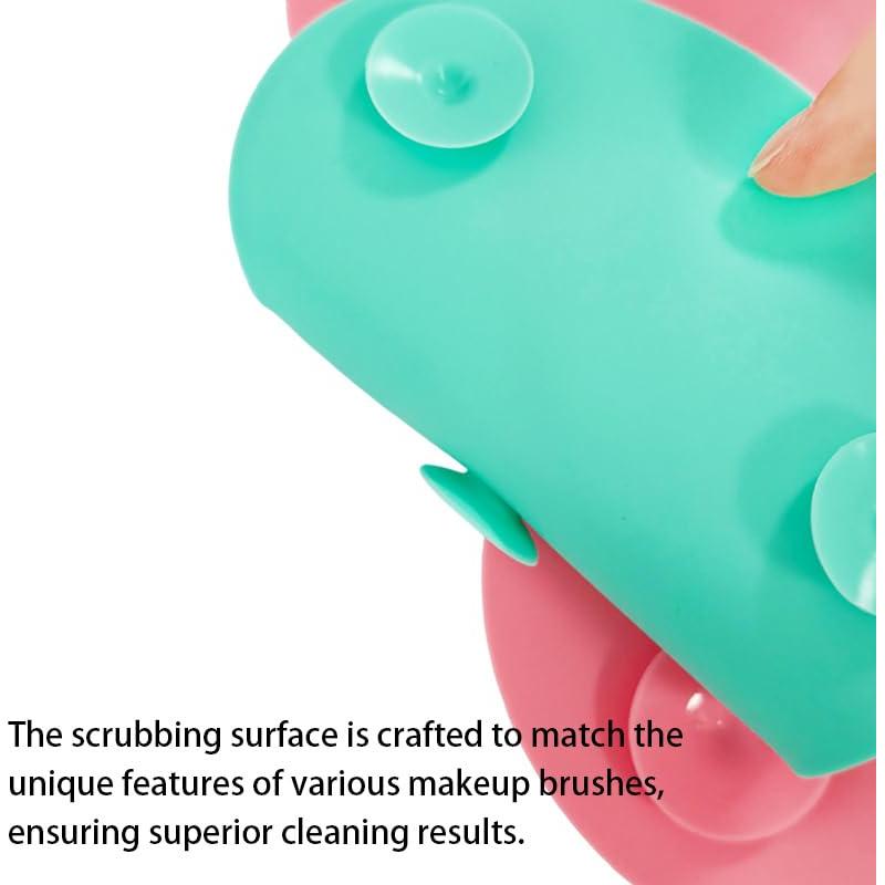 4 Alfombrillas de Limpieza de Brochas de Maquillaje Silicona
