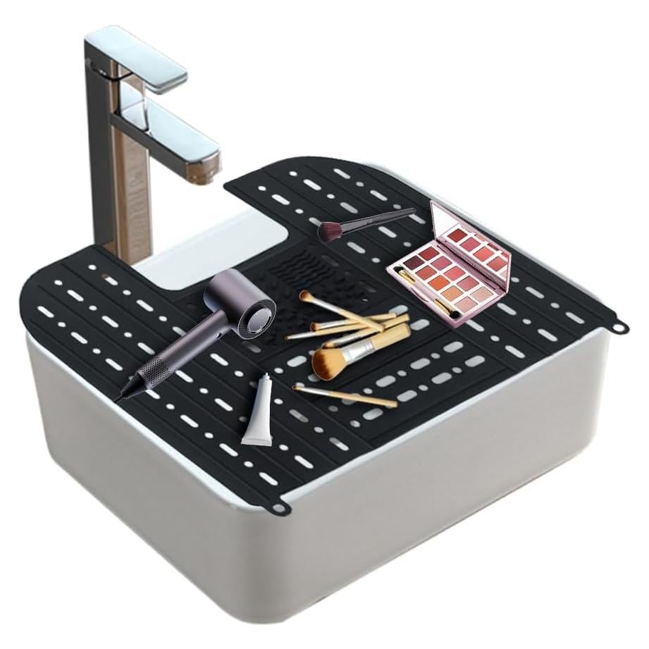 Cubierta Plegable de Lavabo MONVIE de Silicona - Negro