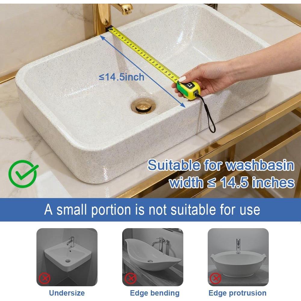 Cubierta Plegable de Lavabo MONVIE de Silicona - Negro