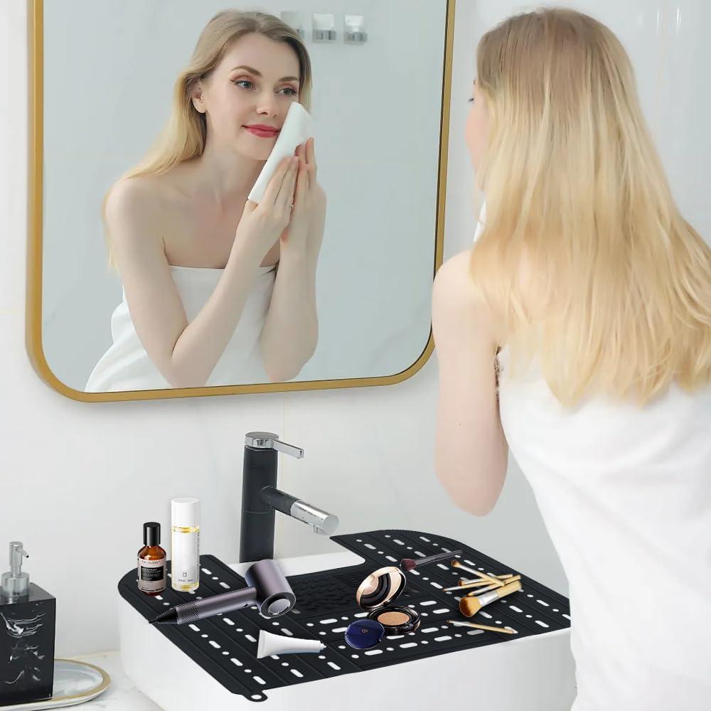 Cubierta Plegable de Lavabo MONVIE de Silicona - Negro