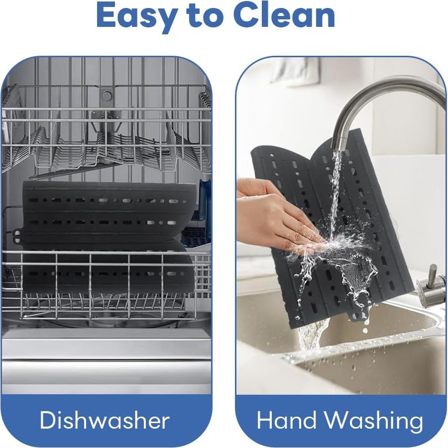 Cubierta Plegable de Lavabo MONVIE de Silicona - Negro