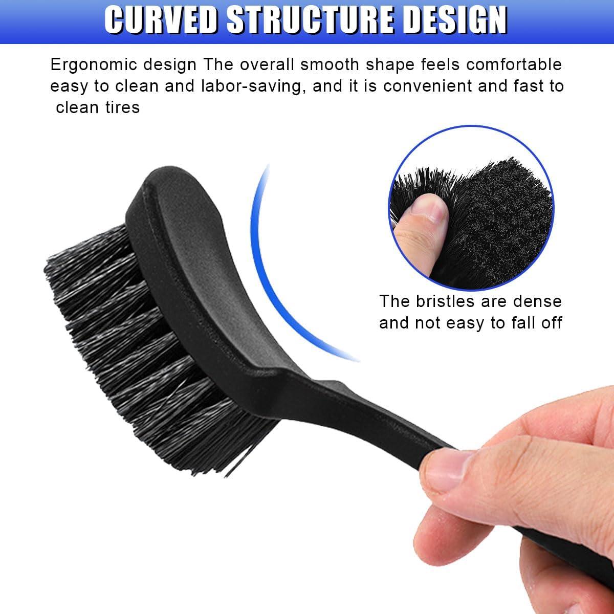 Cepillo para Ruedas de Auto GAOLAOSY 20.5x6.1cm Negro