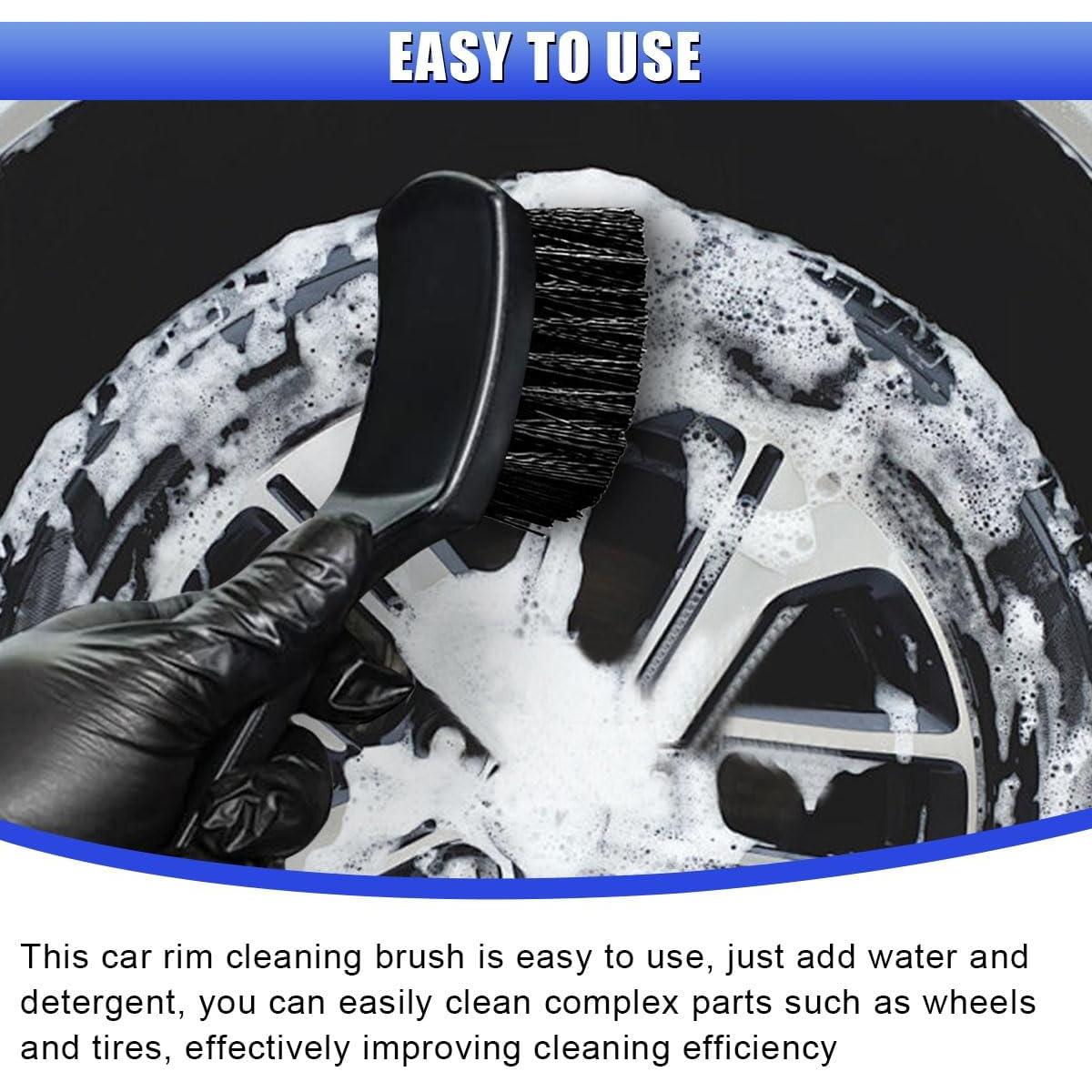 Cepillo para Ruedas de Auto GAOLAOSY 20.5x6.1cm Negro