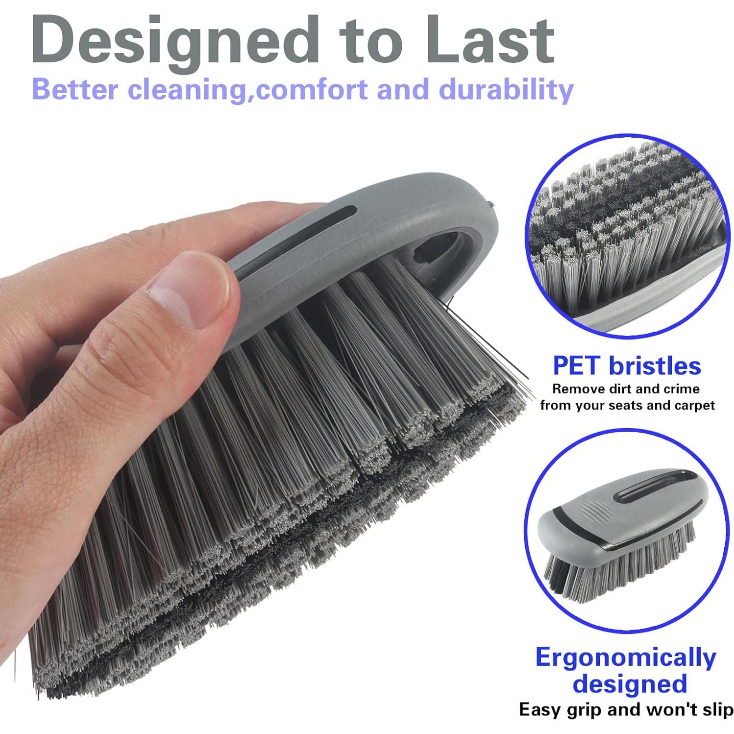 Cepillo de Limpieza de Alfombras LoyaGour Gris 14x7cm