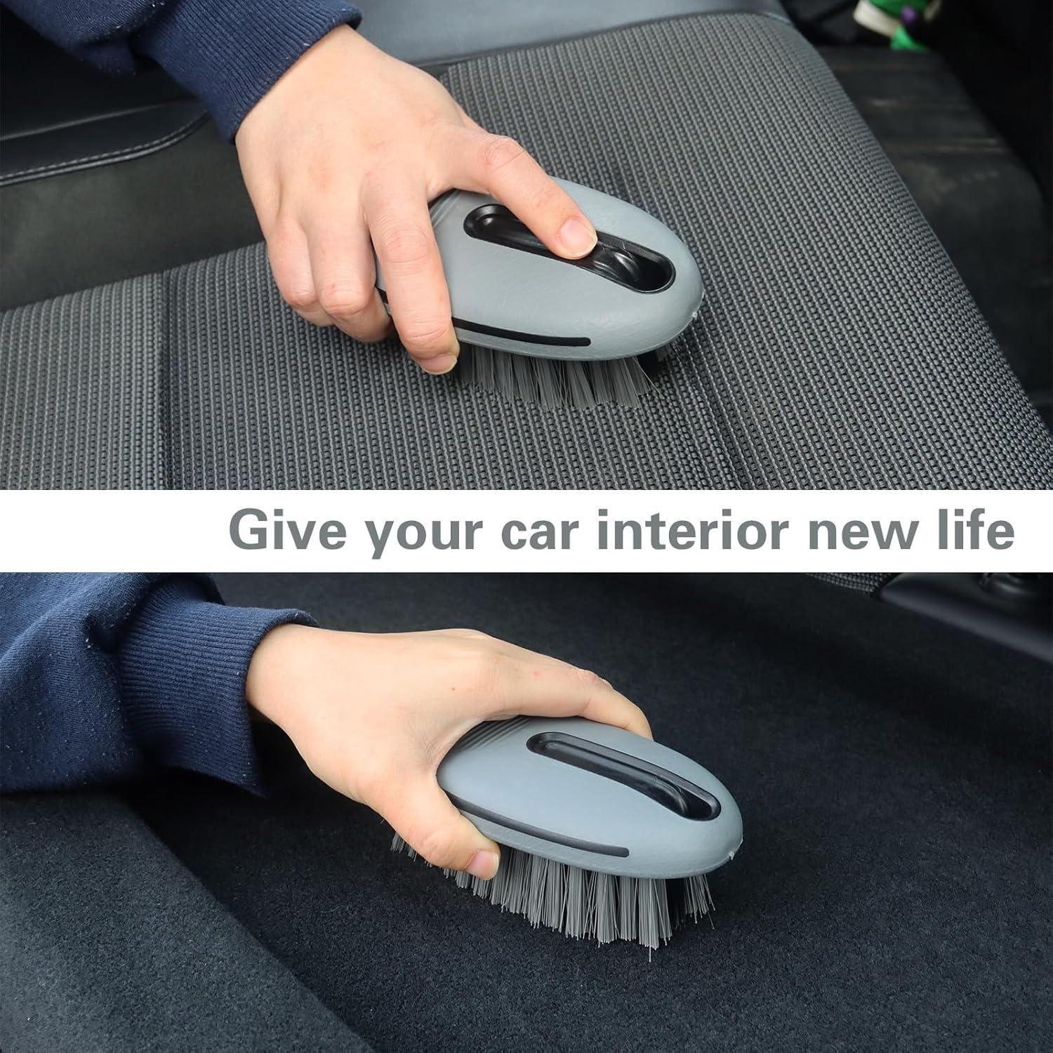 Cepillo de Limpieza de Alfombras LoyaGour Gris 14x7cm