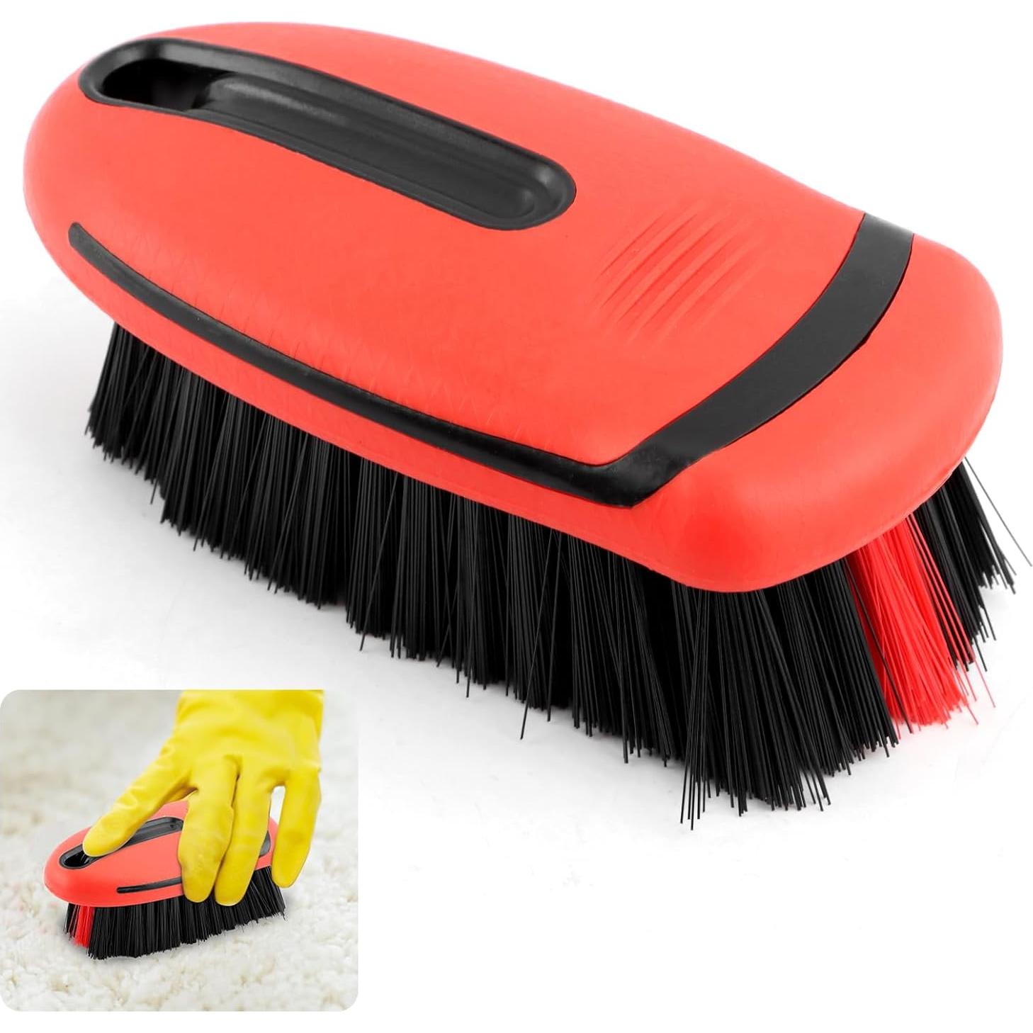 Cepillo de limpieza para alfombra RVXlRDN - Rojo, 14x7x5cm