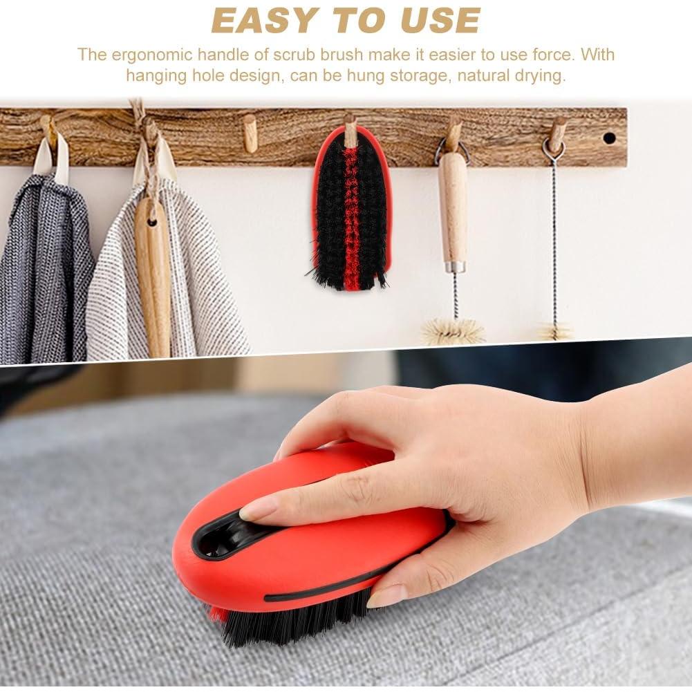 Cepillo de limpieza para alfombra RVXlRDN - Rojo, 14x7x5cm