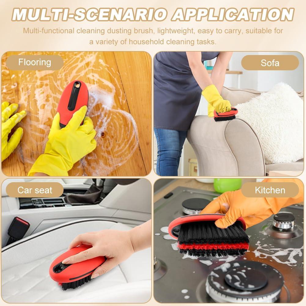 Cepillo de limpieza para alfombra RVXlRDN - Rojo, 14x7x5cm