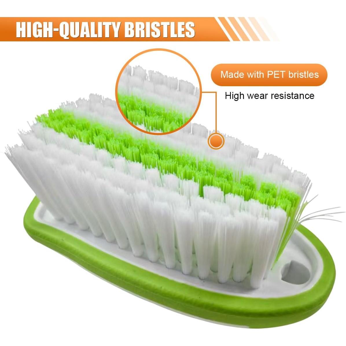 Cepillo de Limpieza de Alfombra de Coche Tuxihapp Verde 14x7.3 cm