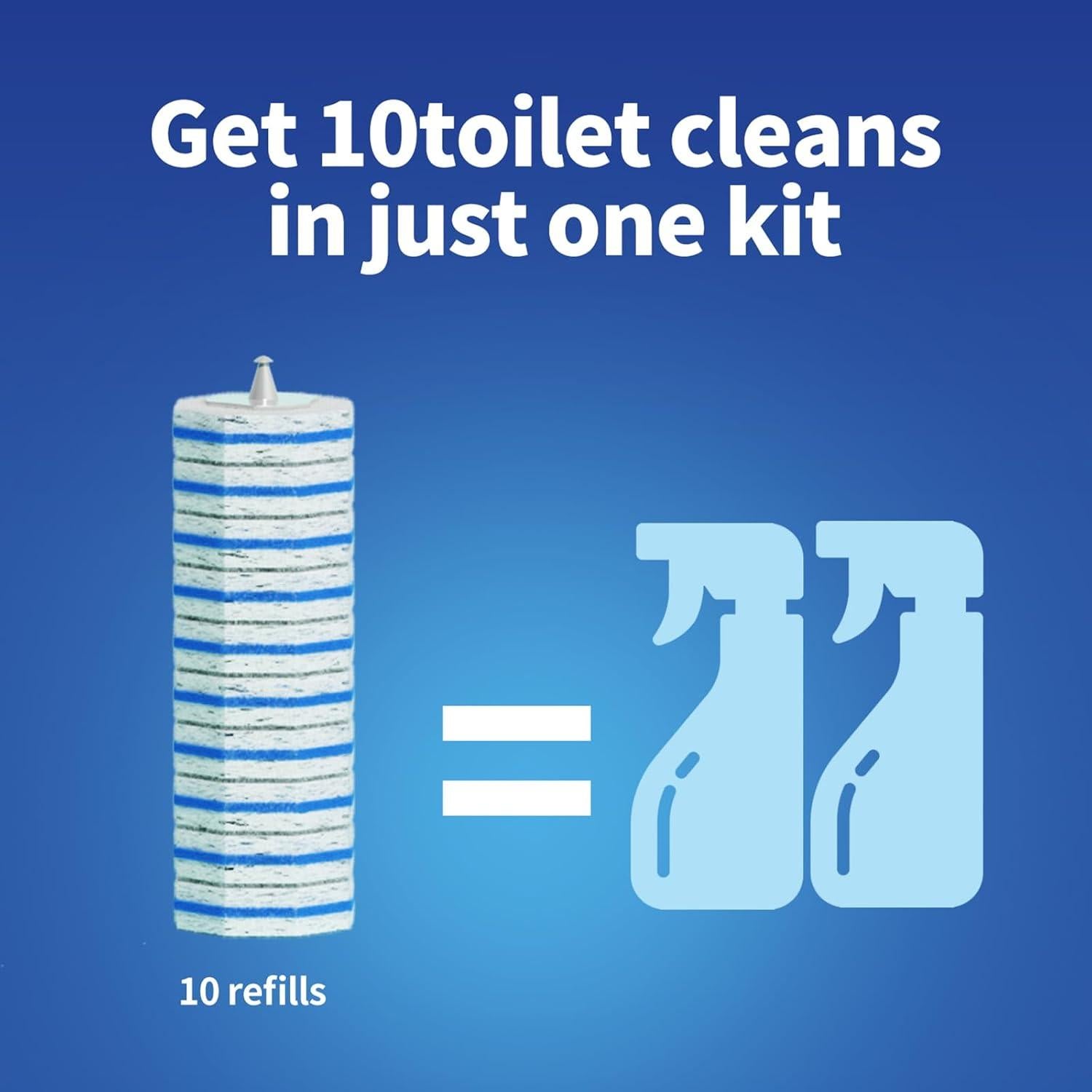 60 Recargas Desechables para Cepillo de Inodoro Hohoky