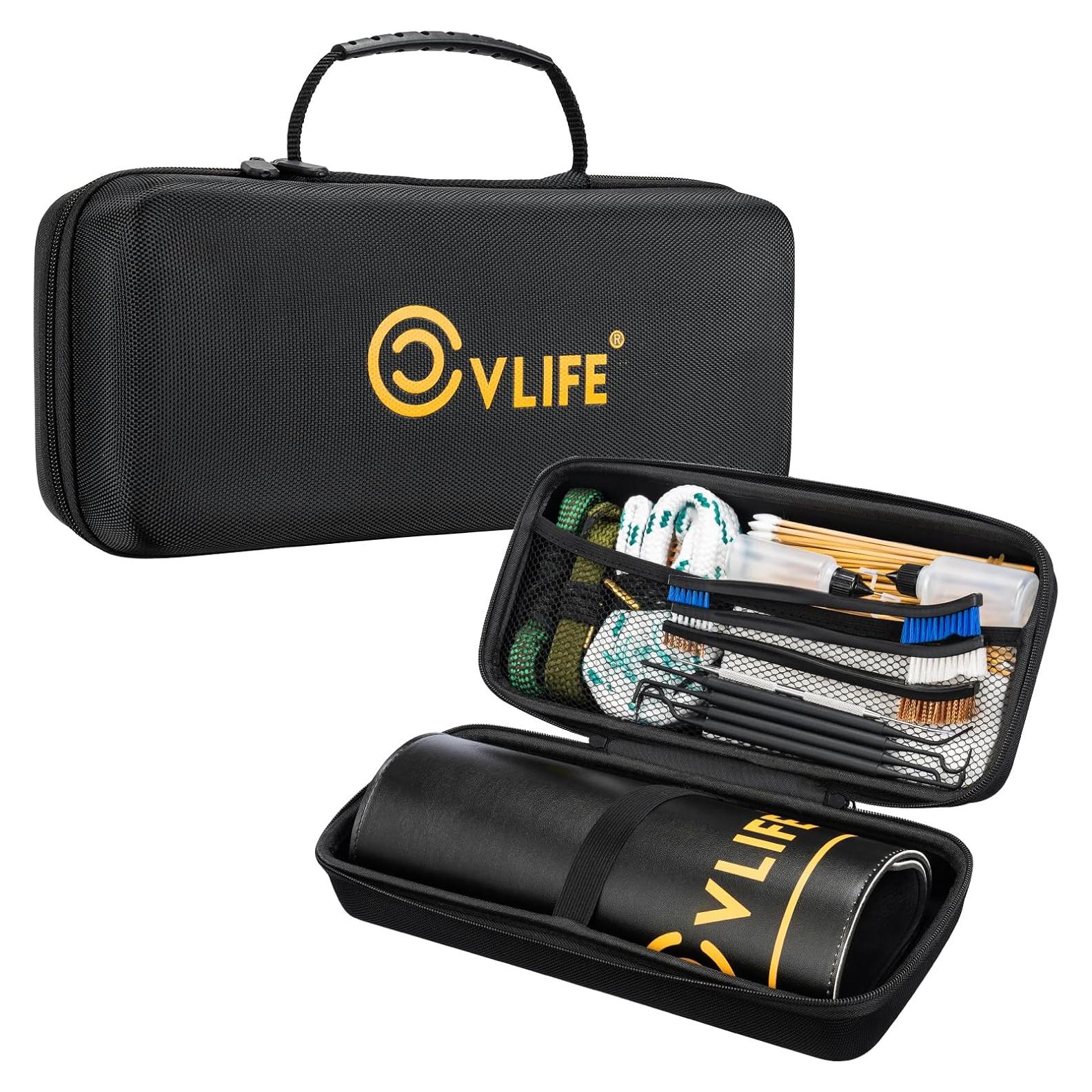 Kit de limpieza de armas CVLIFE con alfombrilla y suministros