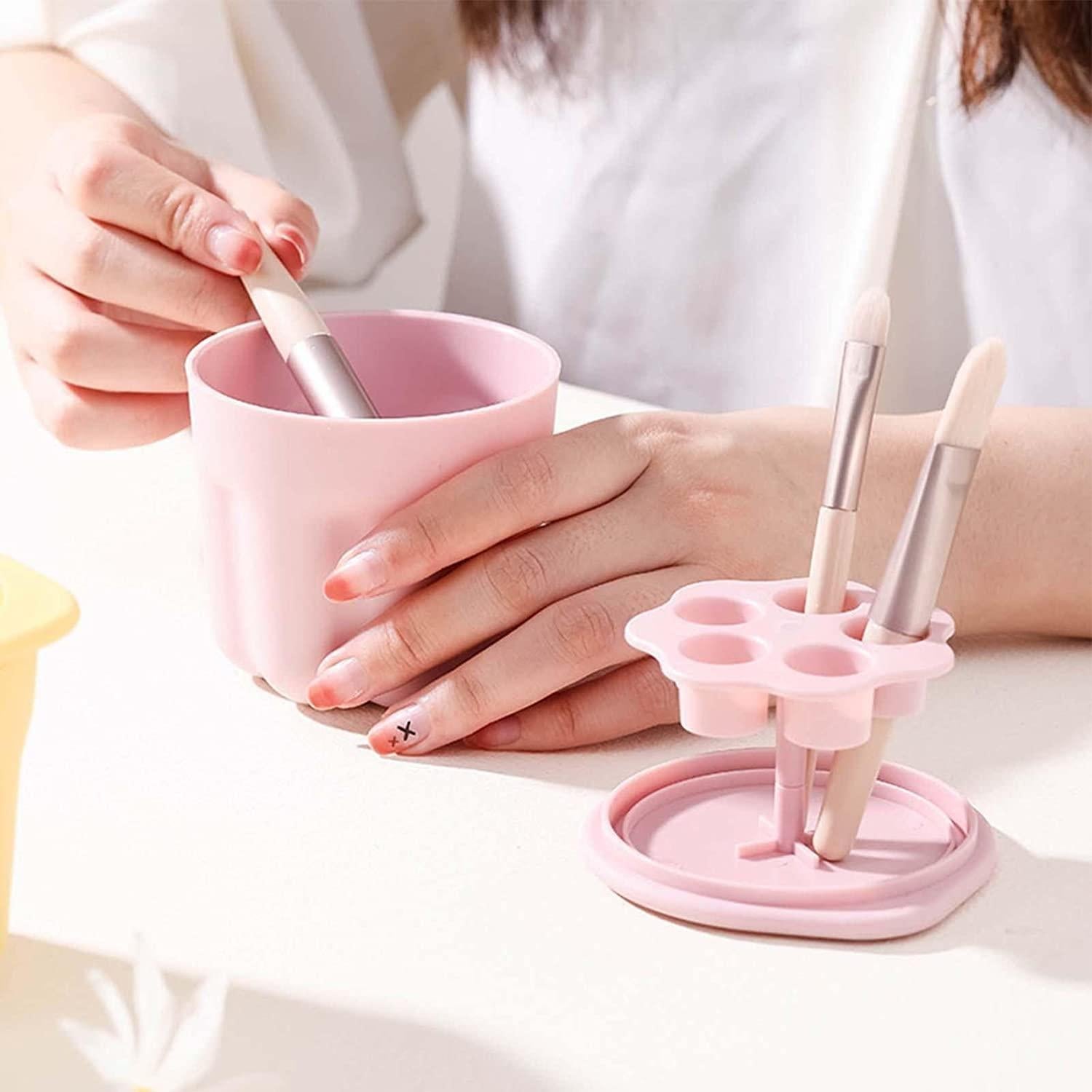 Kit de Limpieza y Secado de Brochas Waxxy Amarillo