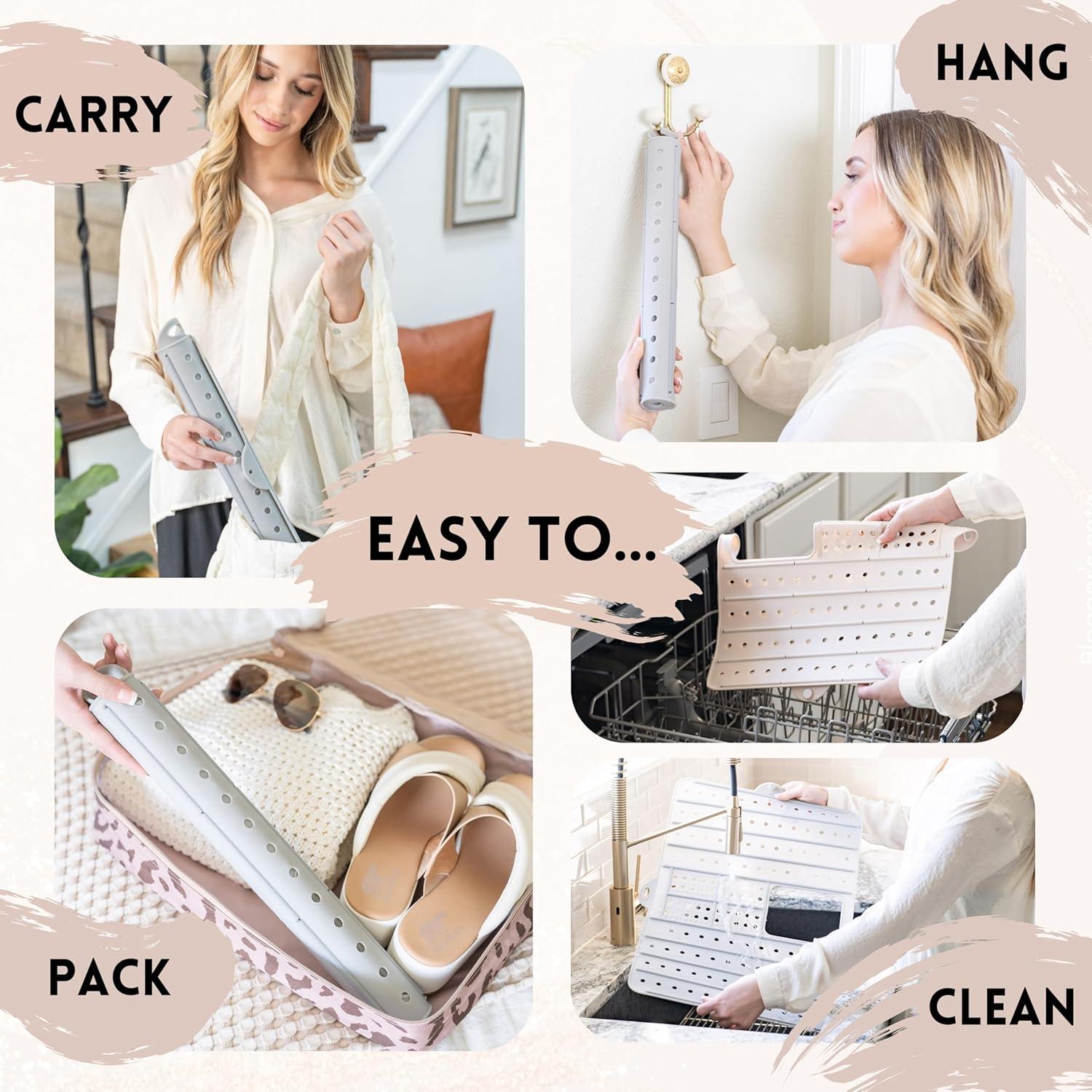 Alfombrilla de Fregadero Plegable Landora & Leaf Gris 44cm