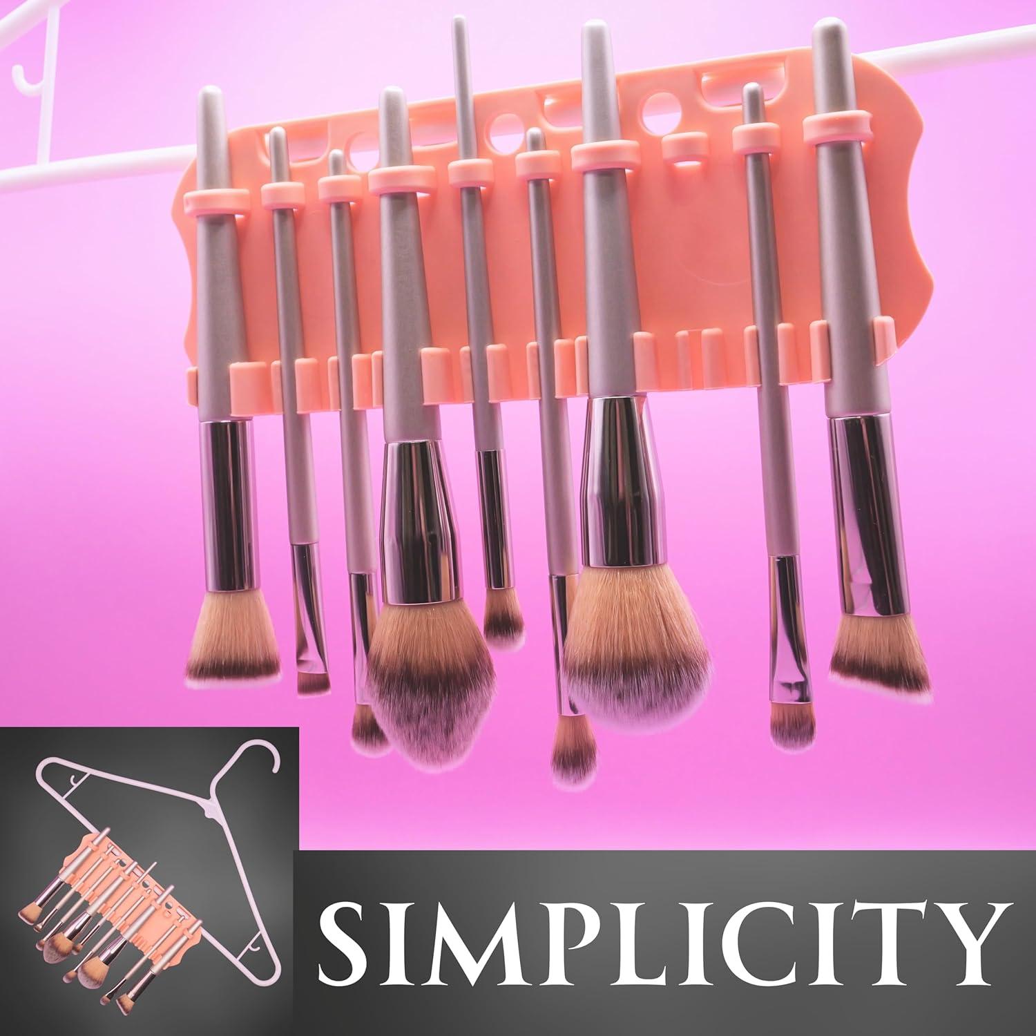 Alfombrilla de limpieza de brochas 2 ORCHIDS con soporte blanco