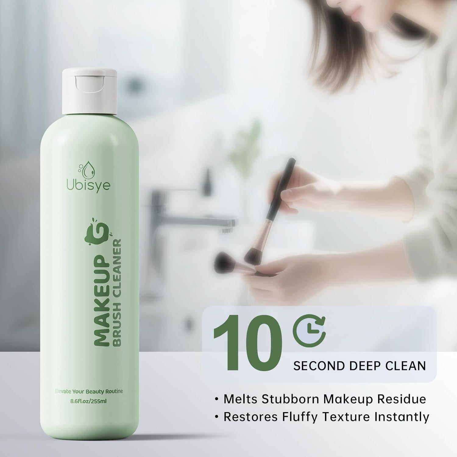 Limpiador de Brochas de Maquillaje 254 ml - Libre de Crueldad