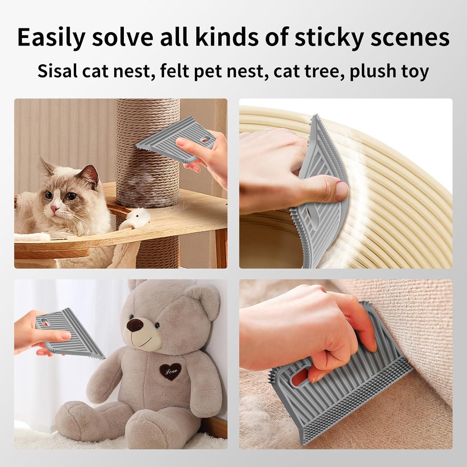 Cepillo Suave para Pelo de Mascota SOCCSO - 2 PCS