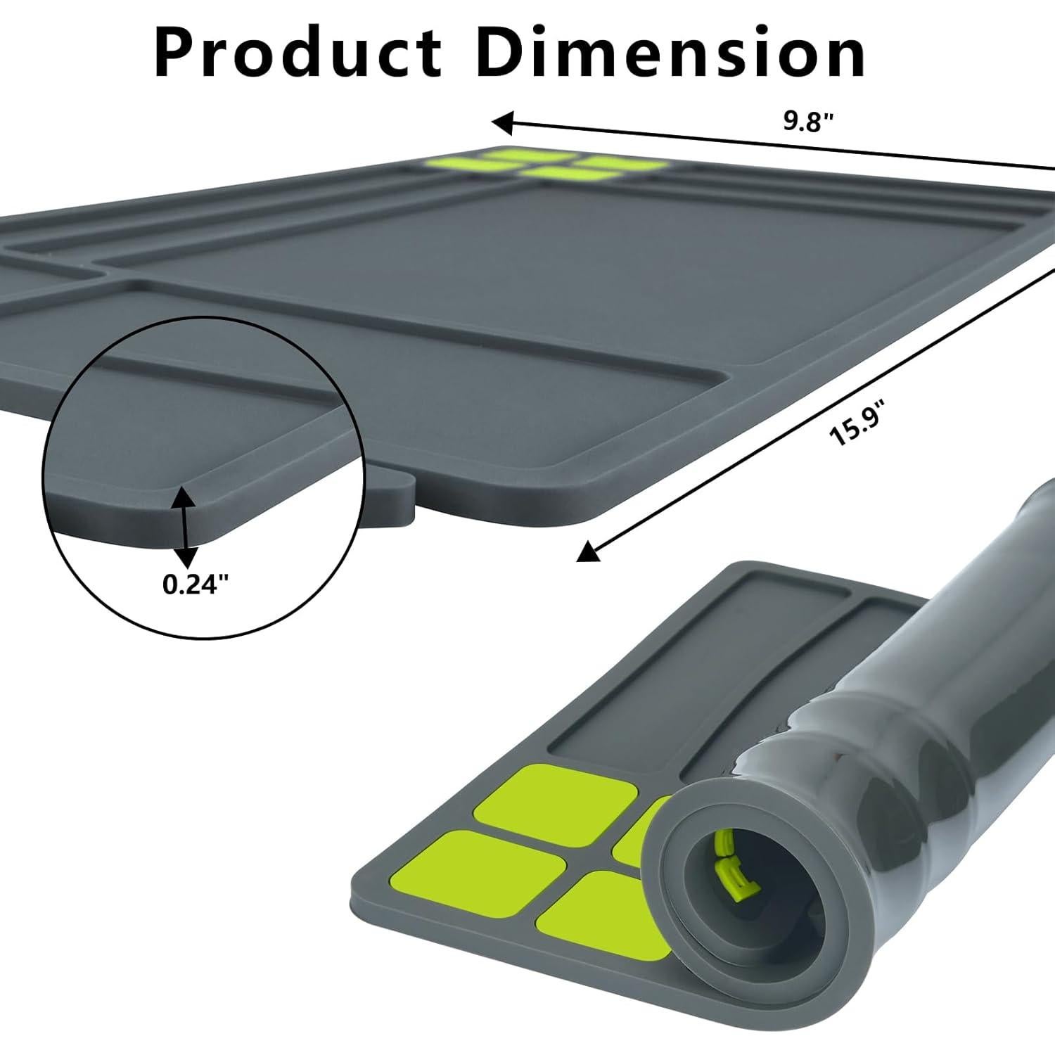 Mat de Limpieza Raiseek 40.6 x 24.9 cm Antideslizante