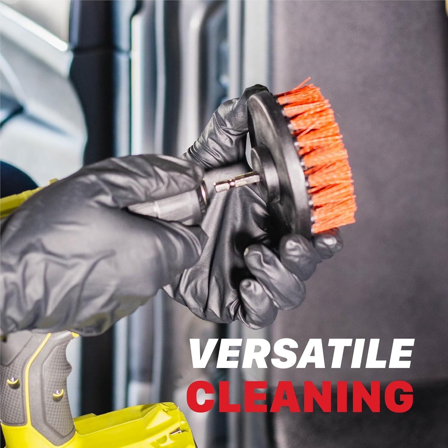 Cepillo de Taladro Maxshine M8 10 cm para Tapicería y Alfombra