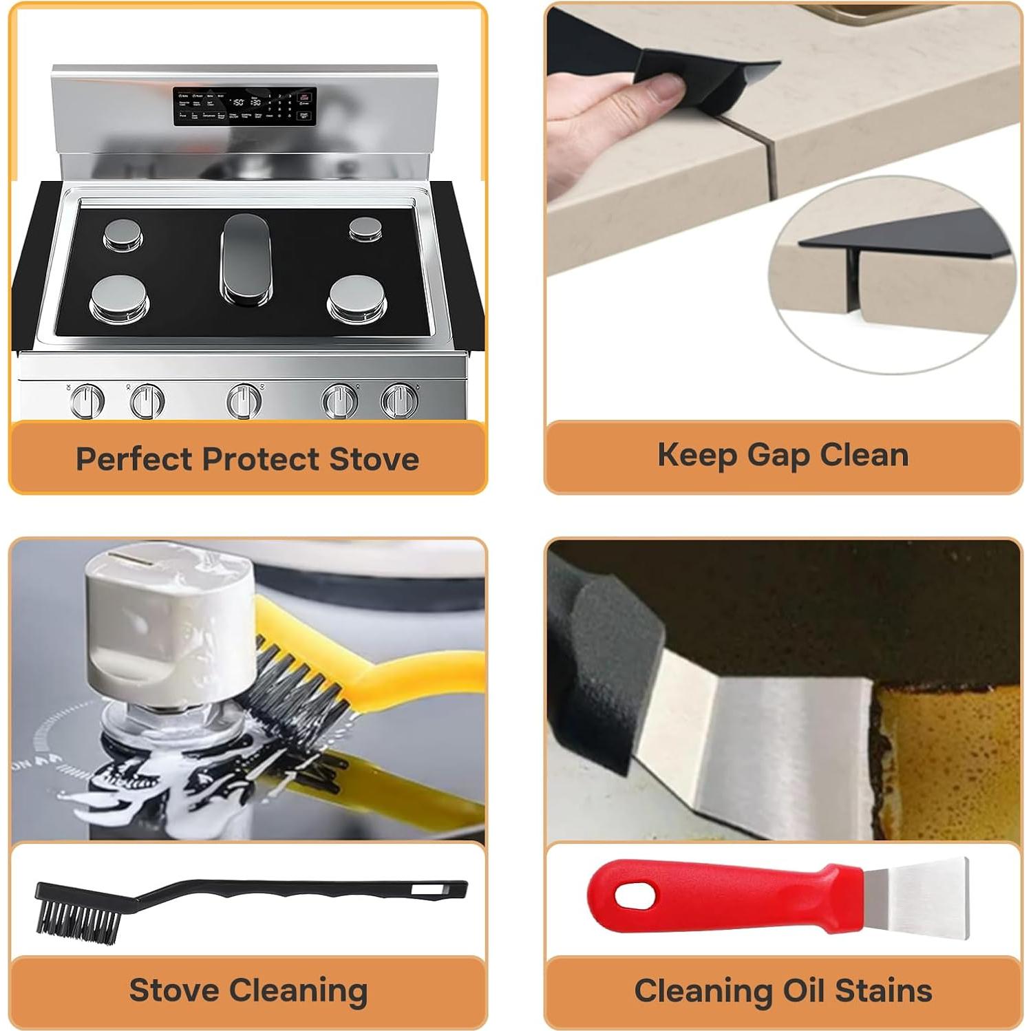 Protectores de Estufa de Gas Linzuza 0.3mm - Juego Integral