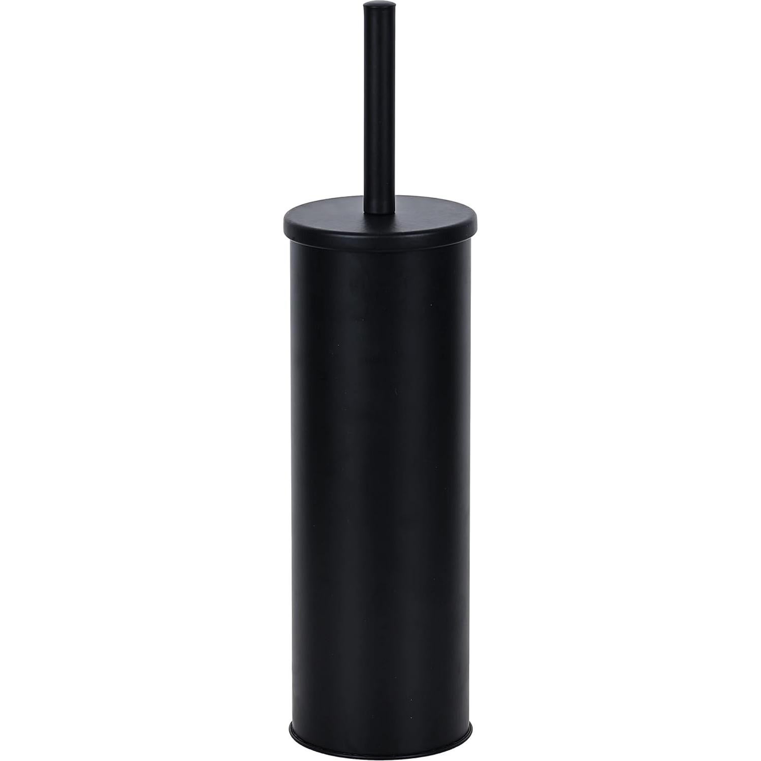 Cepillo de inodoro Zahari Home con soporte - Negro mate