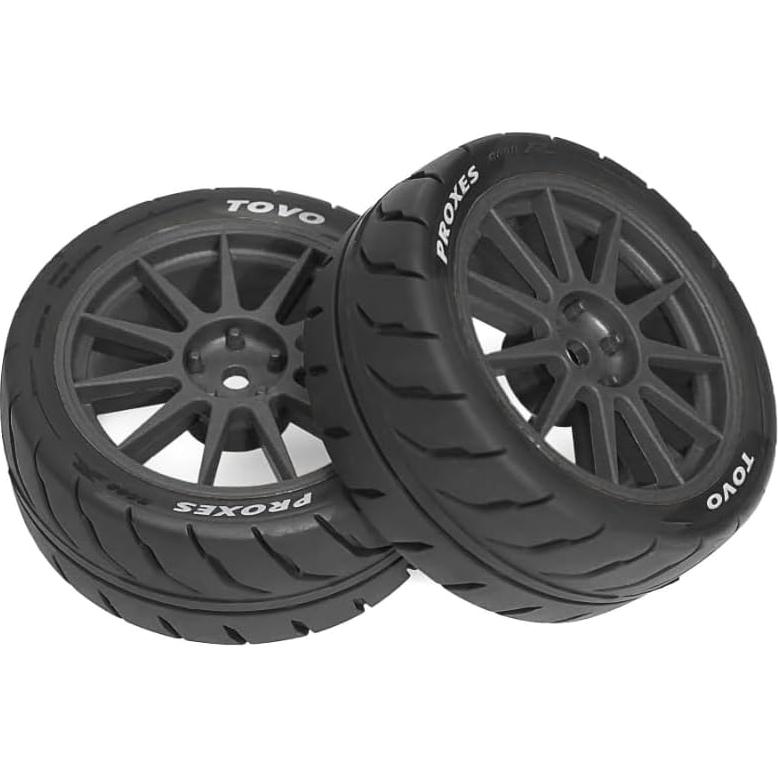 Neumáticos RC Drift 1/10 JIHAIYEMENGZHEN 68mm 4PCS Negro