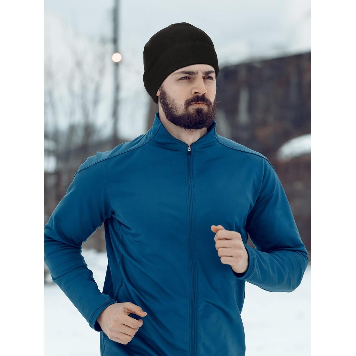 Gorras de Esqueleto SATINIOR 6 Piezas Forro Polar Invierno